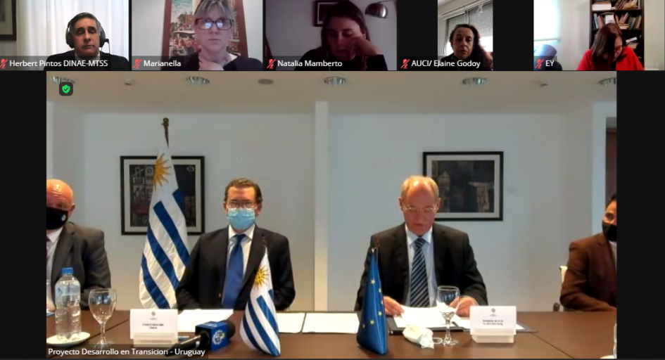 Uruguay y Unión Europea firman acuerdo para dar respuesta a los desafíos del Desarrollo en Transició Uruguay y Unión Europea firman acuerdo para dar respuesta a los desafíos del Desarrollo en Transició
