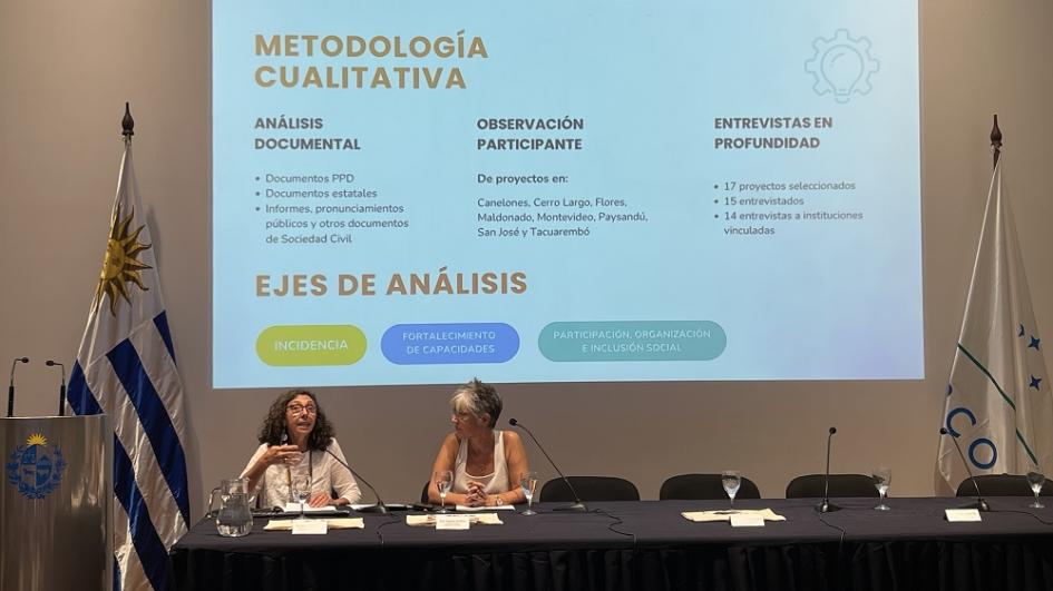 Evento por los 20 años del Programa de Pequeñas Donaciones de Uruguay (PNUD)