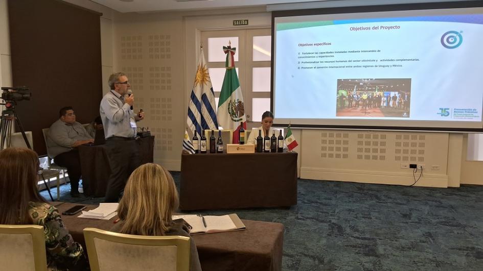 Presentación de proyectos financiados por el Fondo México - Uruguay