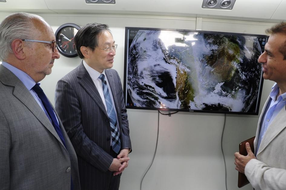 Sistema de información satelital, donación de la República Popular China a Uruguay Sistema de información satelital, donación de la República Popular China a Uruguay