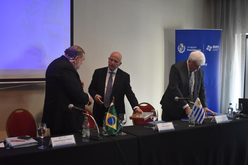 Reunión técnica de cooperación entre Brasil y Uruguay.