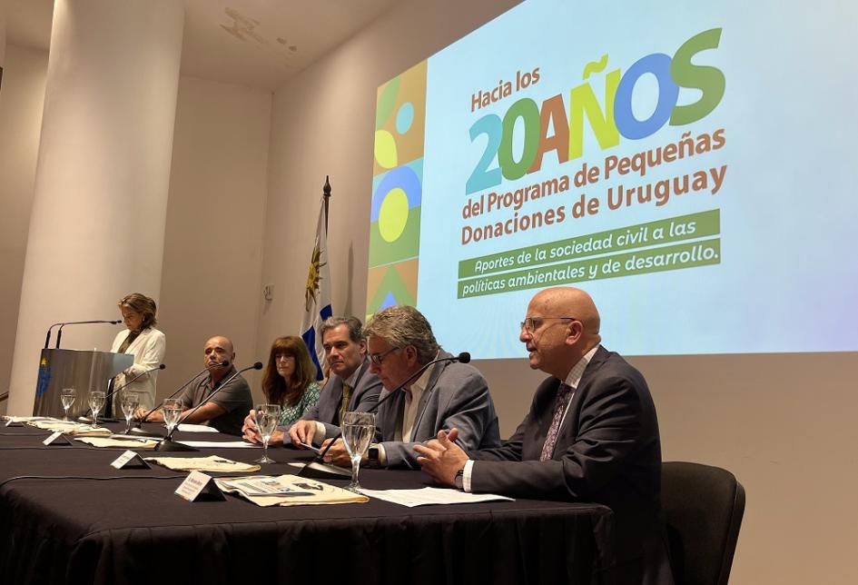 Evento por los 20 años del Programa de Pequeñas Donaciones de Uruguay (PNUD)