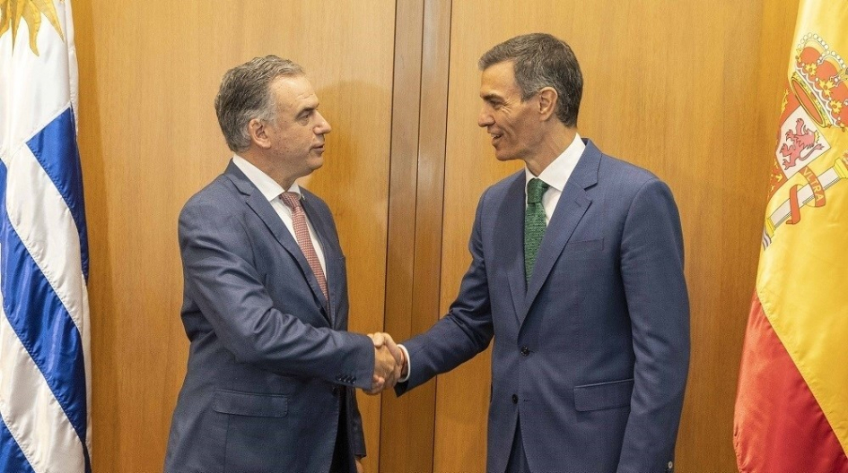 Presidentes Orsi y Sánchez en Torre Ejecutiva