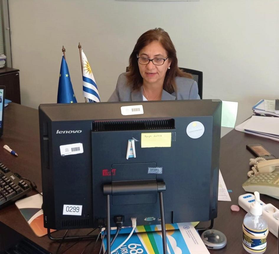 Gerenta de AUCI, Claudia Romano. Gerenta de AUCI, Claudia Romano.