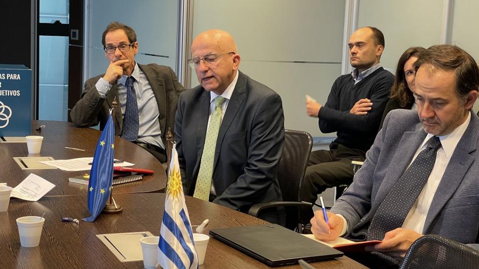 Reunión representantes de Uruguay y Unión Europea Reunión representantes de Uruguay y Unión Europea