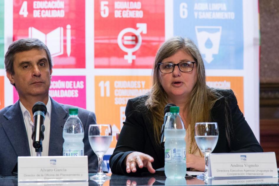 Andrea Vignolo, directora de la agencia uruguaya de cooperación internacional Andrea Vignolo, directora de la agencia uruguaya de cooperación internacional