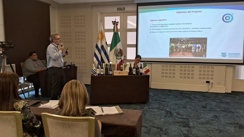 Presentación de proyectos financiados por el Fondo México - Uruguay