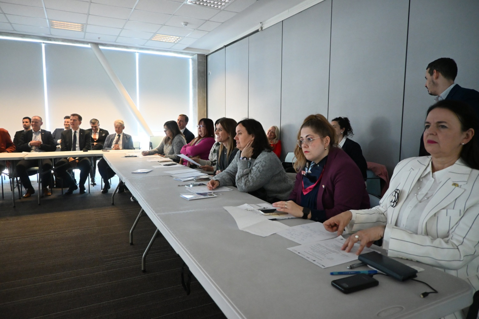 Encuentro Uruguay - Baviera en Torre Ejecutiva, Montevideo