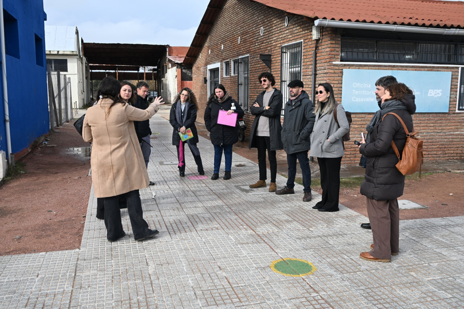 Técnicos de Sedesol, Mides y AUCI visitan Centro de Referencia de Políticas Sociales de Casavalle