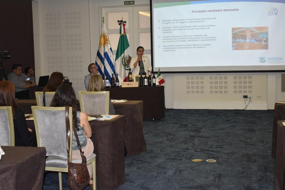 Presentación de proyectos financiados por el Fondo México - Uruguay