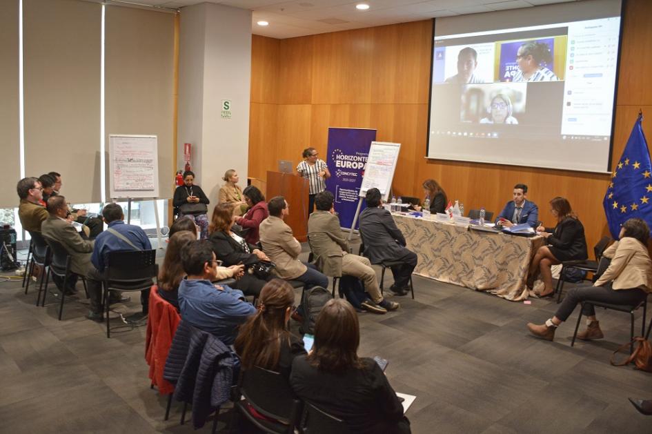 Talleres Programa Horizonte Europa en Lima, Perú.