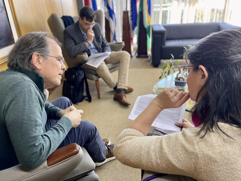 Reunión de trabajo en la Intendencia de Rivera