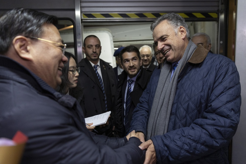 Presidente Orsi y ministro de Agricultura y Asuntos Rurales de la República Popular China, Han Jun.