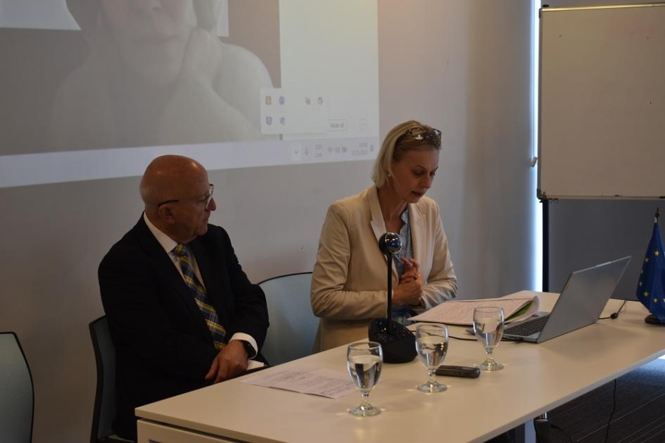 Reunión de equipos que trabajan en proyectos en el marco de la cooperación triangular UE - AUCI