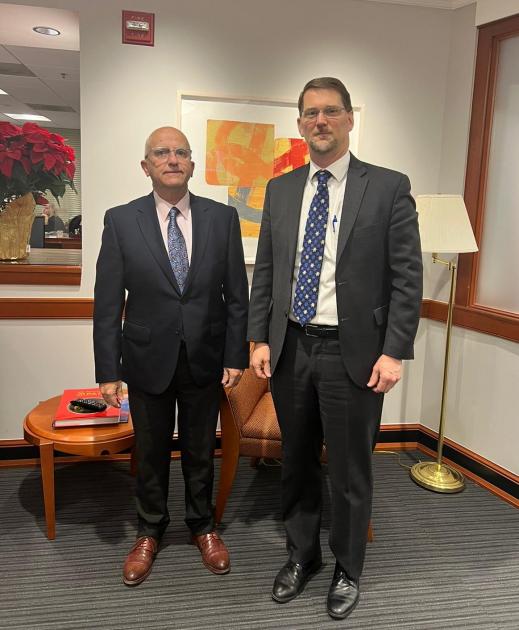 Berro y el subsecretario de Estado Adjunto para el Hemisferio Occidental-Sudamérica, Mark Wells. Berro y el subsecretario de Estado Adjunto para el Hemisferio Occidental-Sudamérica, Mark Wells.
