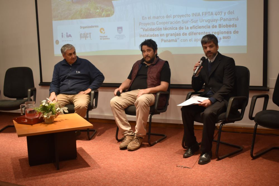 Técnicos de Panamá y Uruguay presentaron los resultados y aprendizajes del proyecto camas biológicas