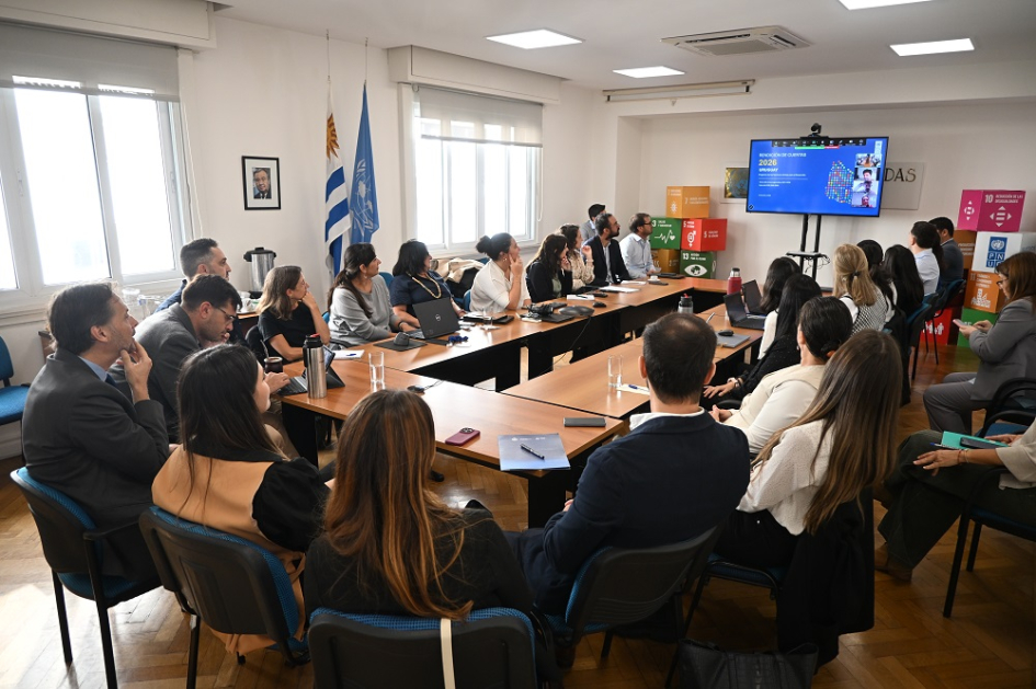 Reunión de equipos técnicos del PNUD Uruguay y AUCI.