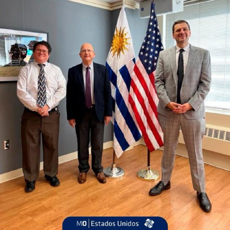 Autoridades de Uruguay en misión oficial en Estados Unidos. Autoridades de Uruguay en misión oficial en Estados Unidos.