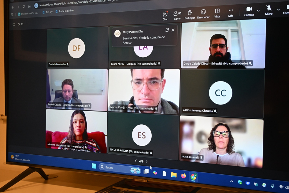 Taller sobre participación e inclusión digital de las personas mayores entre Uruguay y Chile