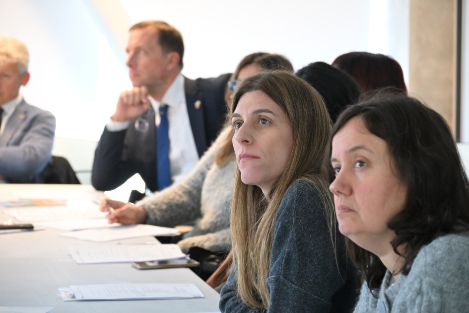 Encuentro Uruguay - Baviera en Torre Ejecutiva, Montevideo