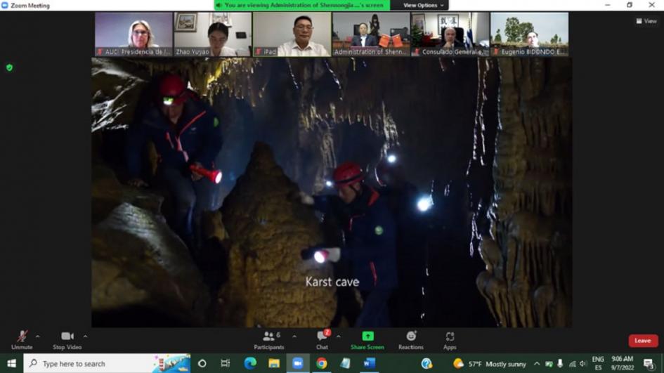 Representantes de Shennongjia y Grutas del Palacio acuerdan acciones de cooperación técnica Representantes de Shennongjia y Grutas del Palacio acuerdan acciones de cooperación técnica