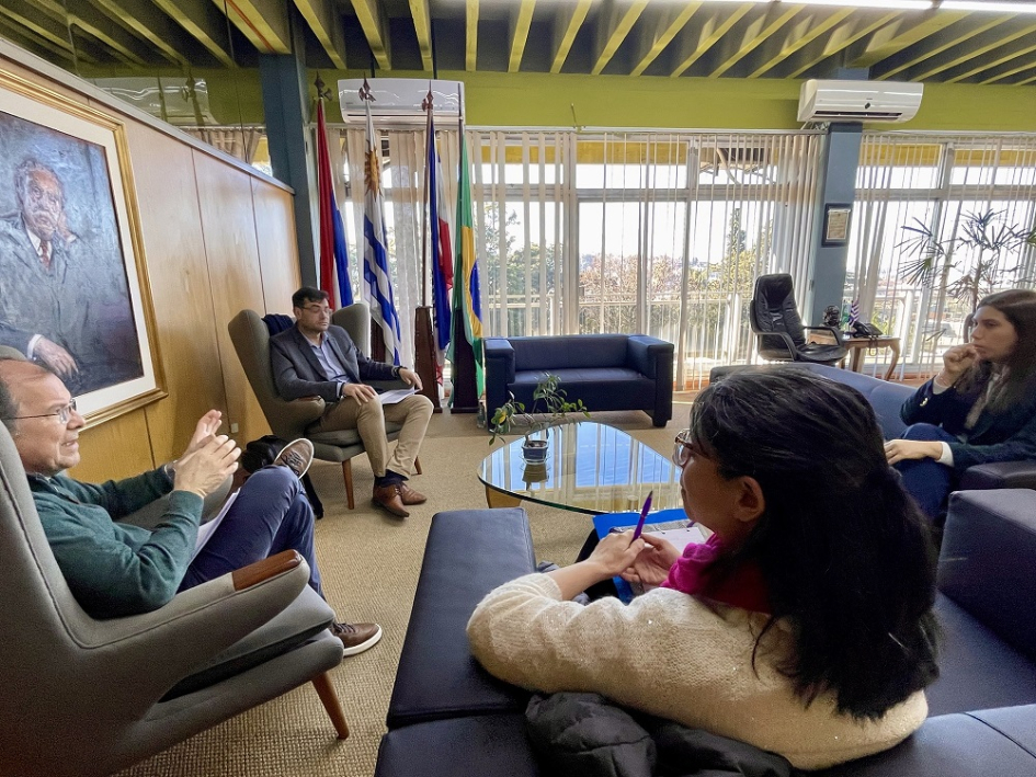Reunión de trabajo en la Intendencia de Rivera