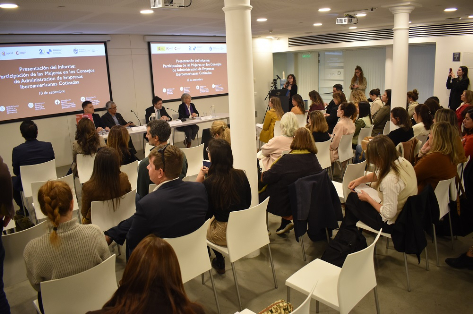 Participación de las mujeres en los consejos de administración de empresas iberoamericanas cotizadas