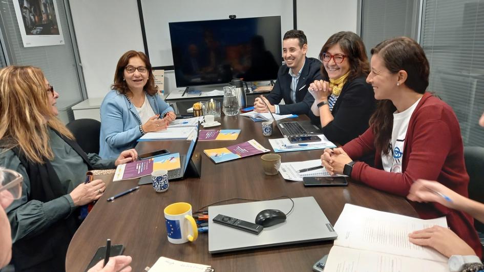 Reunión de trabajo entre representantes de Fecyt y AUCI.