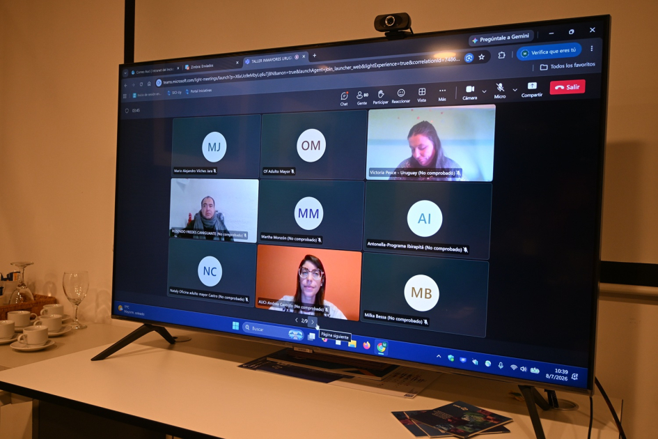 Taller sobre participación e inclusión digital de las personas mayores entre Uruguay y Chile