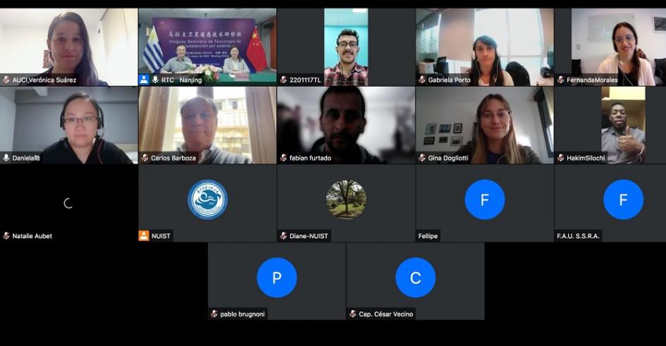 Cierre del seminario Tecnología de teledetección por satélite en Uruguay. Cierre del seminario Tecnología de teledetección por satélite en Uruguay.