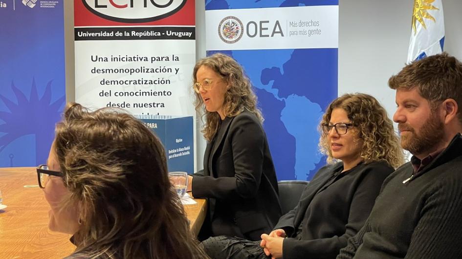 Presentación del proyecto ECHO ante OEA, con la articulación de AUCI.