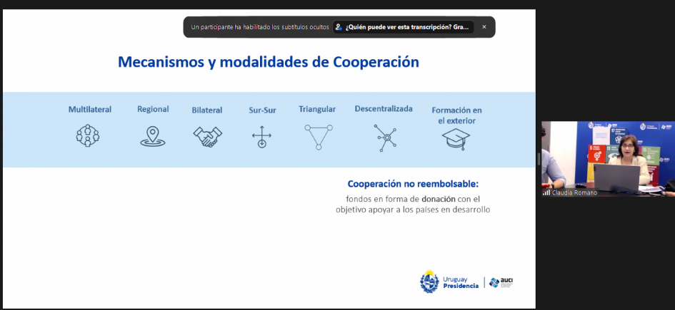 AUCI realizó presentación de cooperación internacional en curso sobre diplomacia científica. AUCI realizó presentación de cooperación internacional en curso sobre diplomacia científica.