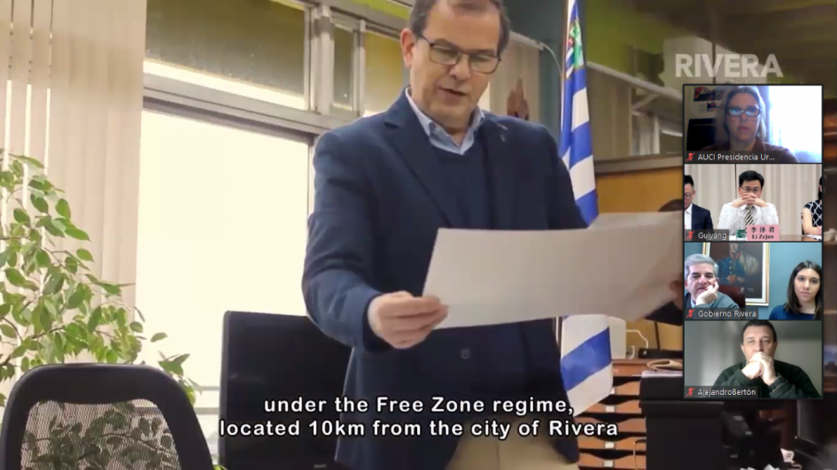 Rivera promueve su producción comercial con empresas chinas de Guiyang Rivera promueve su producción comercial con empresas chinas de Guiyang