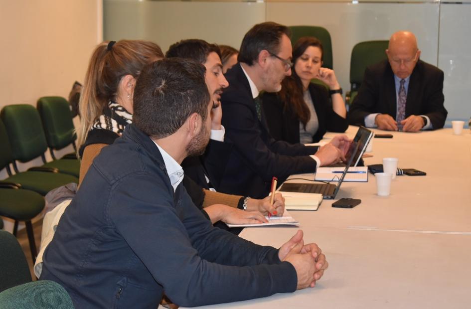 Luis Cecchi y Federico Bonaglia - OCDE con integrantes de AUCI