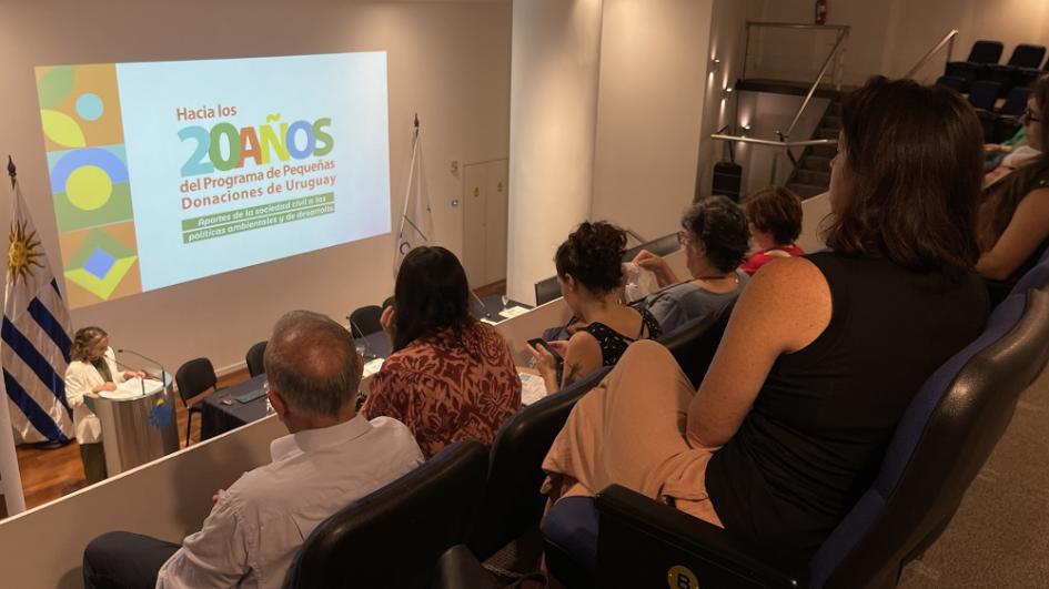 Evento por los 20 años del Programa de Pequeñas Donaciones de Uruguay (PNUD)