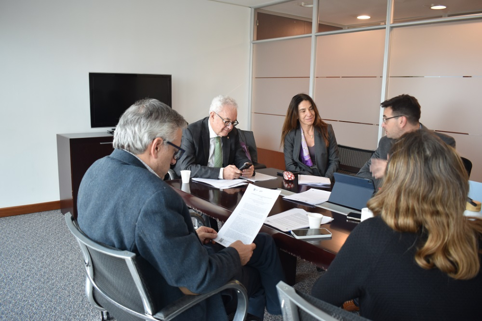 Reunión del Consejo Directivo de AUCI, en Torre Ejecutiva