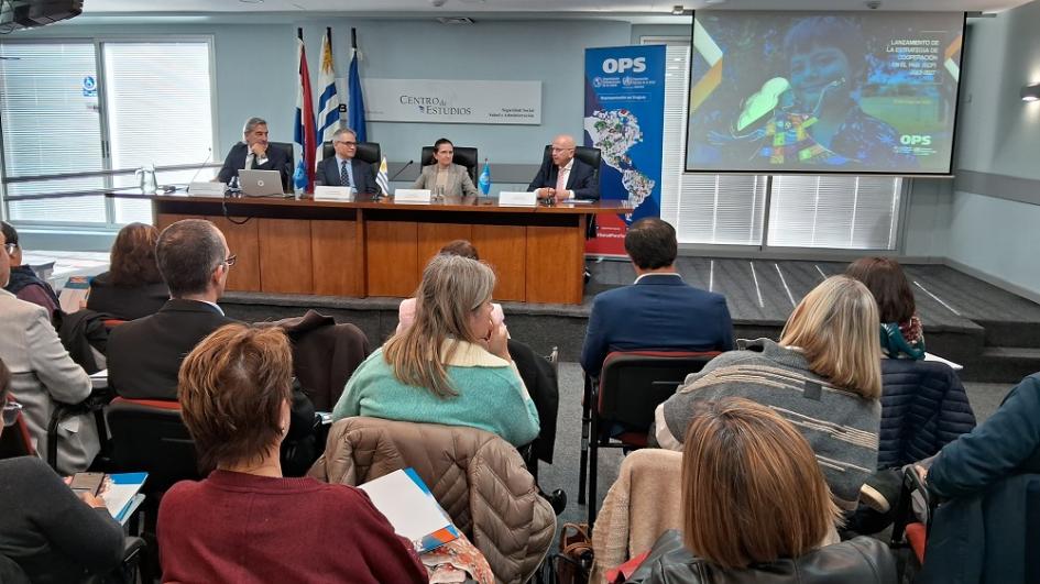 Lanzamiento de estrategia de cooperación entre OPS/OMS y Uruguay Lanzamiento de estrategia de cooperación entre OPS/OMS y Uruguay