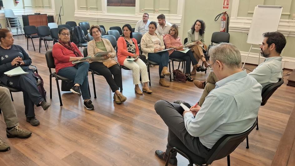 Reuniones entre técnicos y cooperativistas en Durazno Reuniones entre técnicos y cooperativistas en Durazno