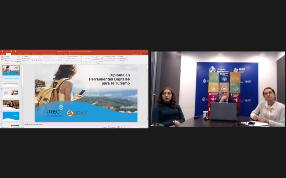 Lanzamiento virtual del Diploma en Herramientas Digitales para el Turismo Lanzamiento virtual del Diploma en Herramientas Digitales para el Turismo