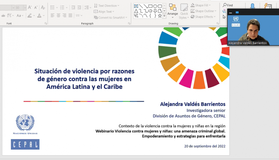 Webinario Violencia contra mujeres y niñas: una amenaza criminal global Webinario Violencia contra mujeres y niñas: una amenaza criminal global