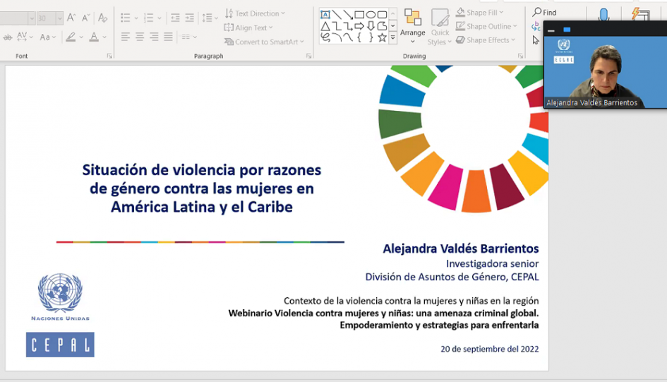 Webinario Violencia contra mujeres y niñas: una amenaza criminal global