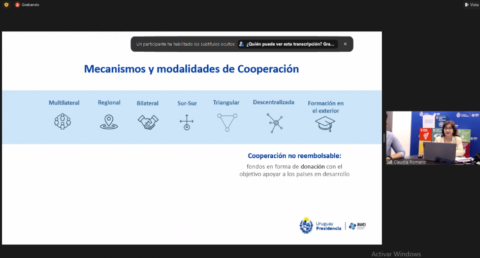AUCI realizó presentación de cooperación internacional en curso sobre diplomacia científica. AUCI realizó presentación de cooperación internacional en curso sobre diplomacia científica.