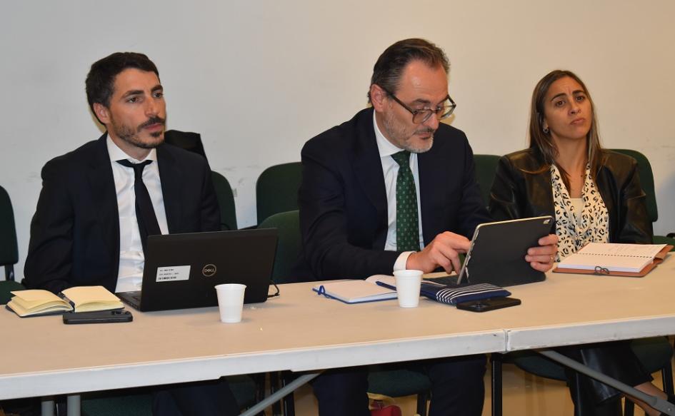 Luis Cecchi y Federico Bonaglia - OCDE con integrantes de AUCI