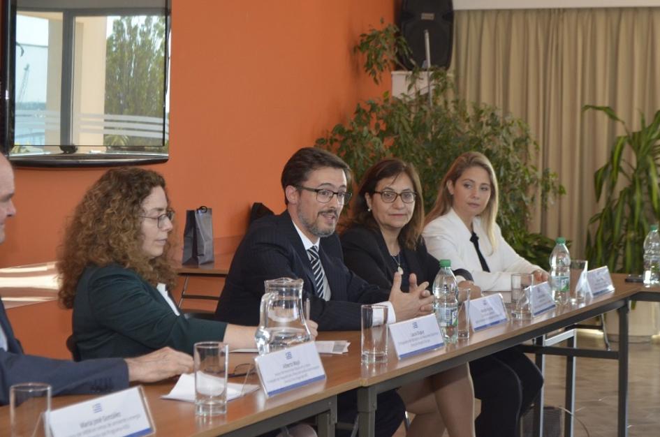 Firma de acuerdo entre Alemania y Uruguay. Foto MIEM.