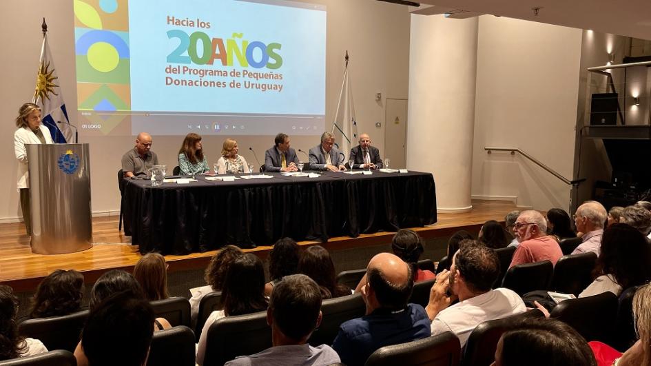Evento por los 20 años del Programa de Pequeñas Donaciones de Uruguay (PNUD)