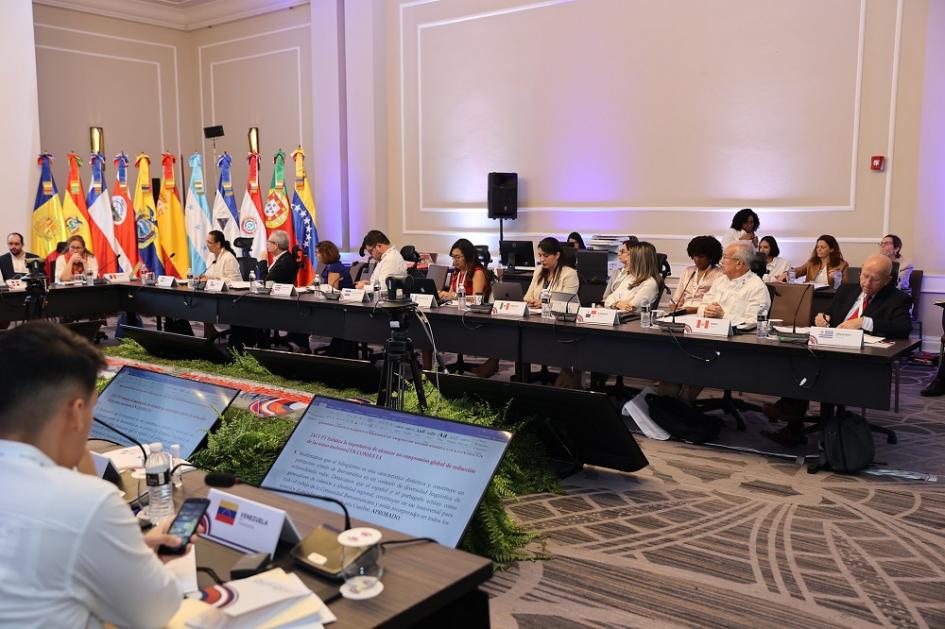 V Reunión de Coordinadores/as Nacionales y Responsables de Cooperación. Foto: Segib V Reunión de Coordinadores/as Nacionales y Responsables de Cooperación. Foto: Segib