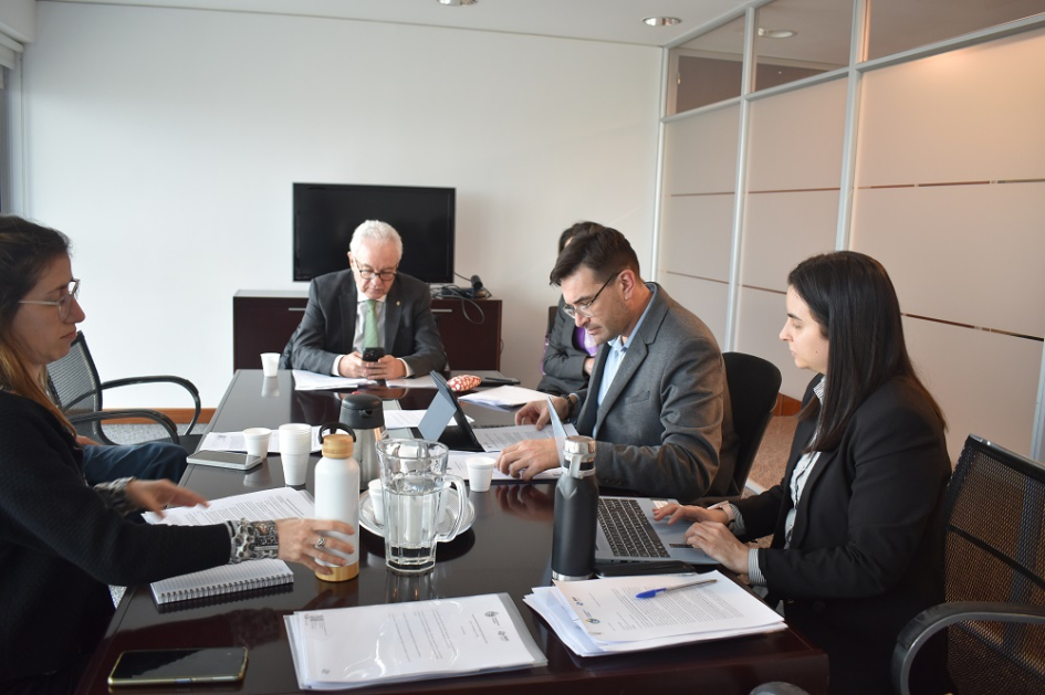 Reunión del Consejo Directivo de AUCI, en Torre Ejecutiva