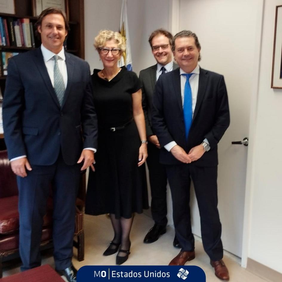 Autoridades de Uruguay en misión oficial en Estados Unidos. Autoridades de Uruguay en misión oficial en Estados Unidos.
