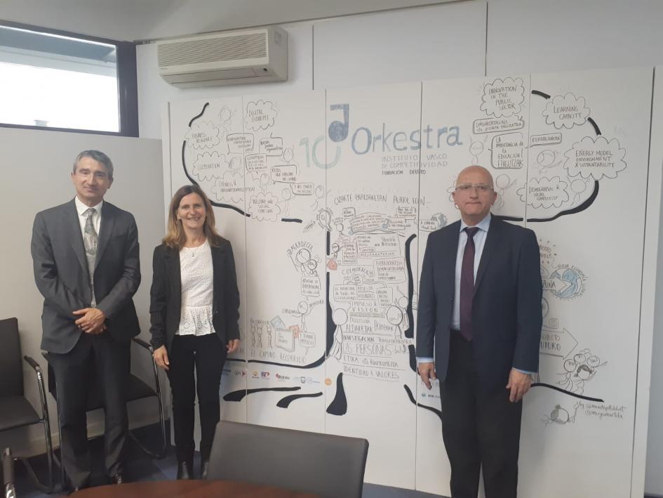 Director de AUCI, Mariano Berro en reuniones en el País Vasco y Andorra
