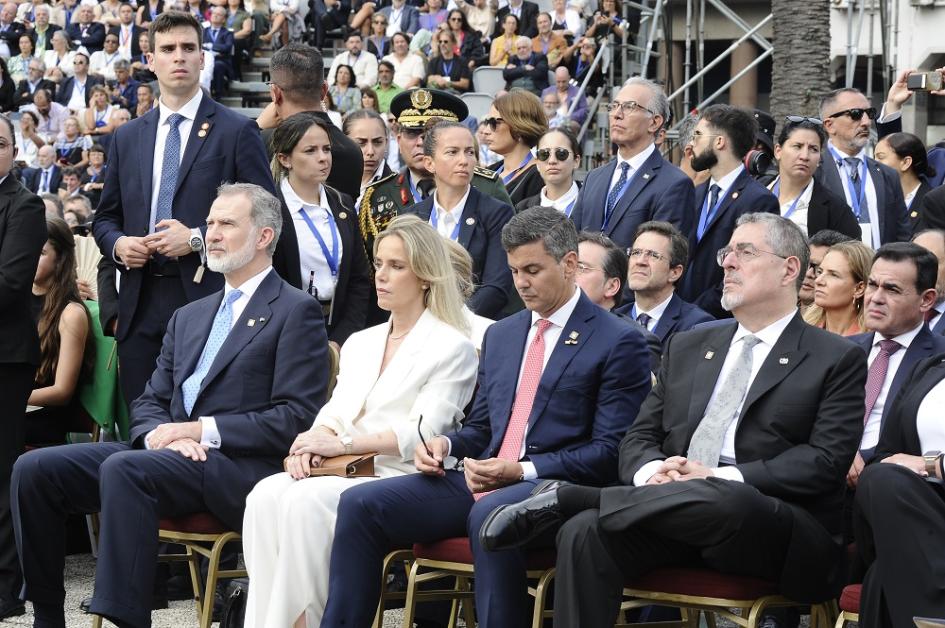 Traspaso de mando presidencial, plaza Independencia.